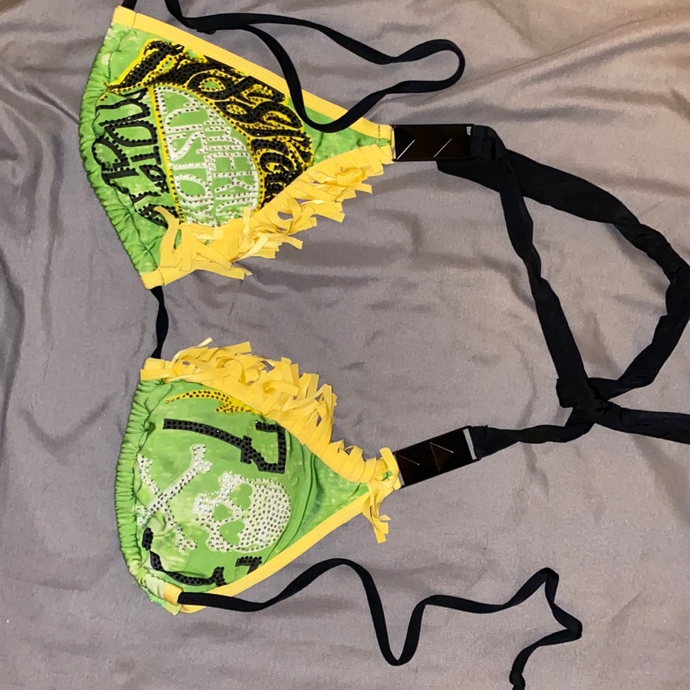 Y2K affliction black premium swimsuit